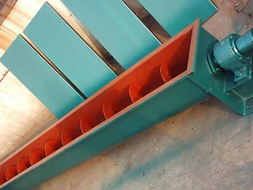 干粉砂漿螺旋給料機結構圖紙